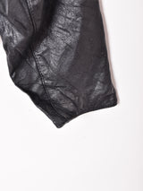 クロップド デザイン レザージャケット