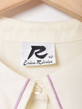 ドット刺繍ブラウス