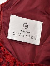 総レース スリーブレスワンピース