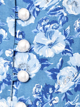 アメリカ製 花柄 スリーブレスワンピース