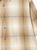 チェック柄 半袖シャツ