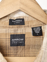 チェック柄 半袖シャツ