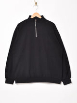 【3色展開】Trombones ハーフジップ ロングスリーブ Tシャツ