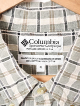 Columbia チェック柄 半袖シャツ