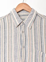 ストライプ 半袖シャツ