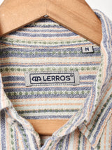 ストライプ 半袖シャツ