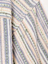 ストライプ 半袖シャツ