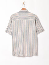 ストライプ 半袖シャツ