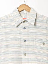 ボーダー 半袖シャツ