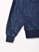 Backers フード付き ジップアップジャケット デニム