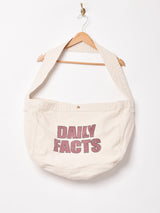 ニュースペーパーバッグ【DAILY FACTS】