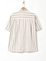 ストライプ 半袖シャツ