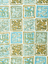 Emerald Motel 総柄 コットンリネン オープンカラー半袖シャツ