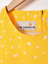 LizClaibone 総柄フレアスリーブワンピース