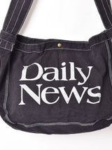 【2色展開】後染め ニュースペーパーバッグ【Daily News】