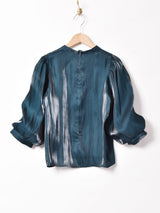 【4色展開】Meridian バルーンスリーブトップス