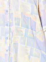 総柄 半袖シャツ