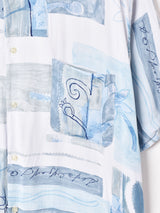 総柄 半袖シャツ