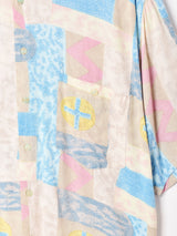 総柄 半袖シャツ