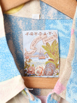 総柄 半袖シャツ