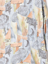 総柄 半袖シャツ