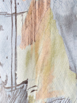 総柄 半袖シャツ