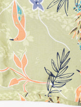 総柄 オープンカラー 半袖シャツ