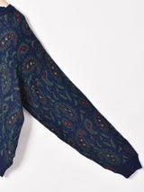 ペイズリー柄セーター