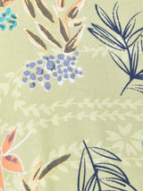 総柄 オープンカラー 半袖シャツ