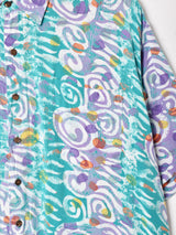 総柄 半袖シャツ