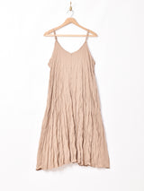 【3色展開】Meridianワッシャー キャミソールワンピース