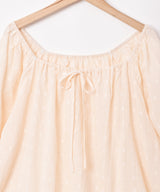 【2色展開】Meridianドット柄 半袖チュニック