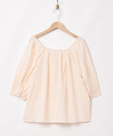 【2色展開】Meridianドット柄 半袖チュニック