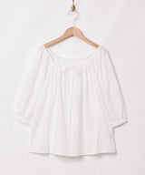 【2色展開】Meridianドット柄 半袖チュニック