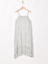 【3色展開】Meridian小花柄 ワッシャー加工 キャミソールワンピース