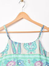 Emerald Motel 総柄 ティアードキャミソールワンピース