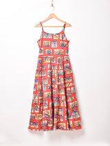 【2色展開】Emerald Motel 総柄 キャミソールワンピース