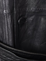 レザートレンチコート