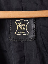 レザートレンチコート