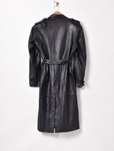 レザートレンチコート