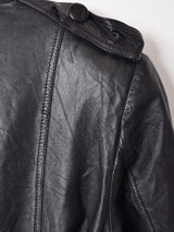 レザートレンチコート