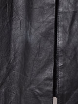 レザートレンチコート