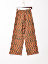 【5色展開】Emerald Motel 織柄 ロングパンツ