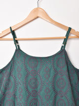 【5色展開】Emerald Motel 織柄 ティアード キャミソールワンピース