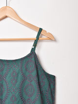 【5色展開】Emerald Motel 織柄 ティアード キャミソールワンピース