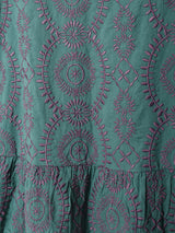 【5色展開】Emerald Motel 織柄 ティアード キャミソールワンピース