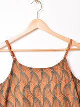 【5色展開】Emerald Motel 織柄 ティアード キャミソールワンピース