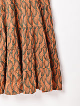 【5色展開】Emerald Motel 織柄 ティアード キャミソールワンピース