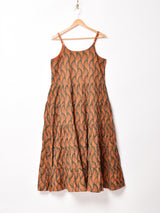 【5色展開】Emerald Motel 織柄 ティアード キャミソールワンピース