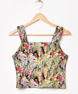 Emerald Motel 総柄 ビスチェ